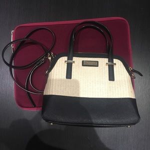 Kate spade weave crossbody handbag bag for woman